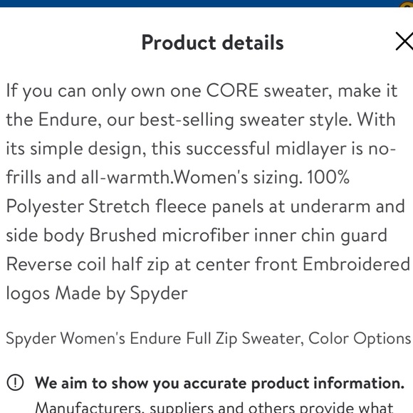 NWT Spyder Core Sweater - Picture 11 of 11